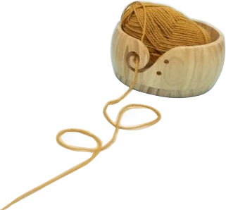 Makr Wooden Yarn Bowl, Nature - Image 2