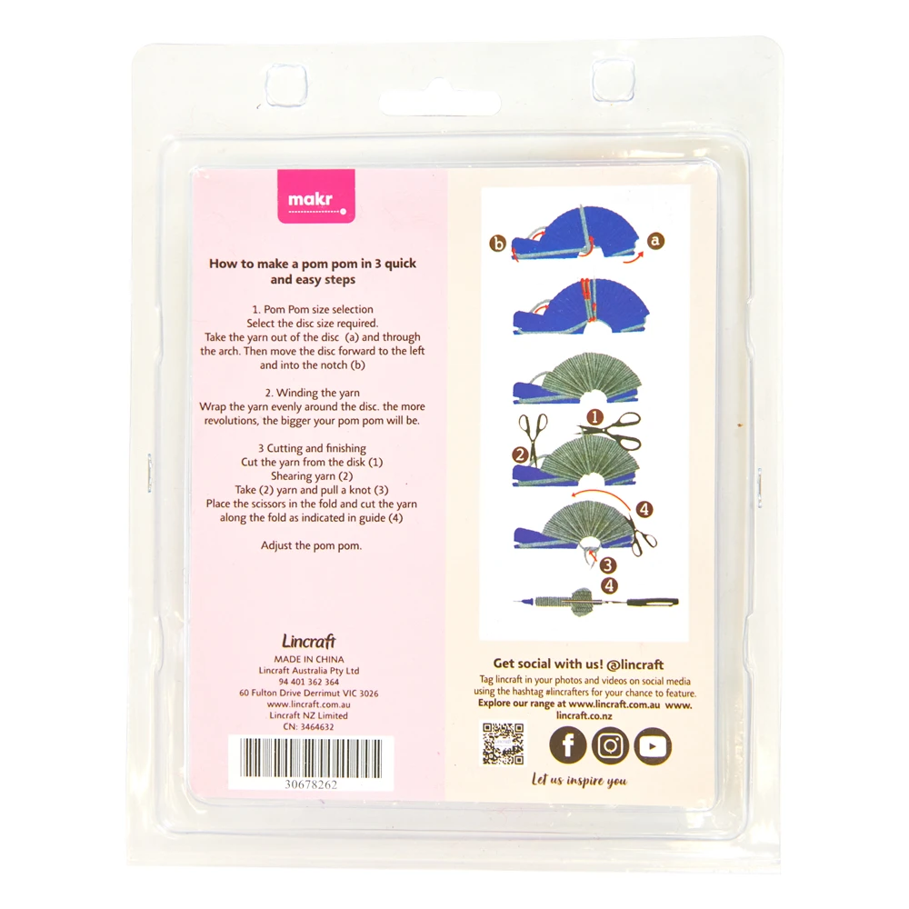 Makr Pom Pom Loom- 3pk - Image 2