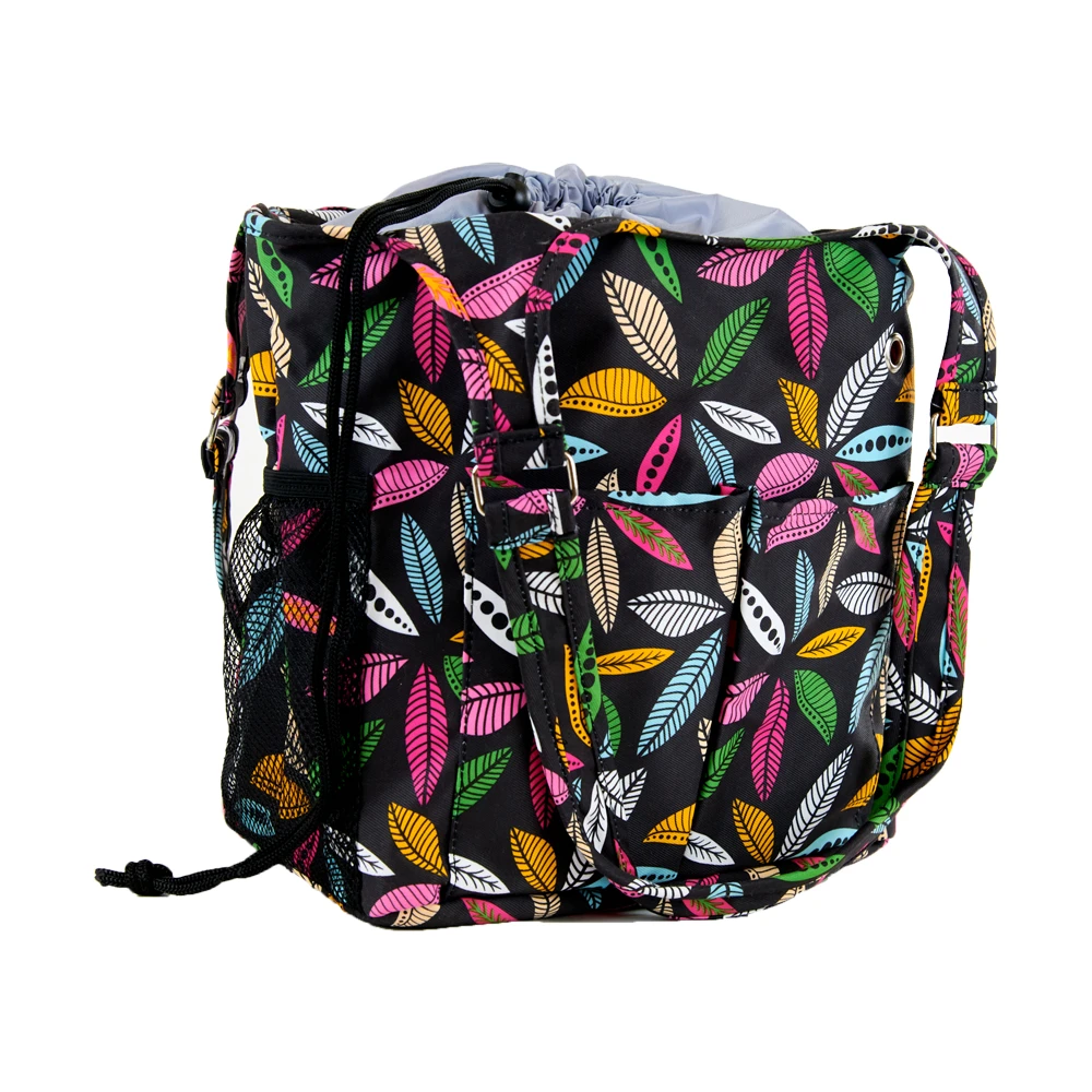 Mayd Knitting Storage Bag, Bright Flower- 26x17x27cm - Image 3