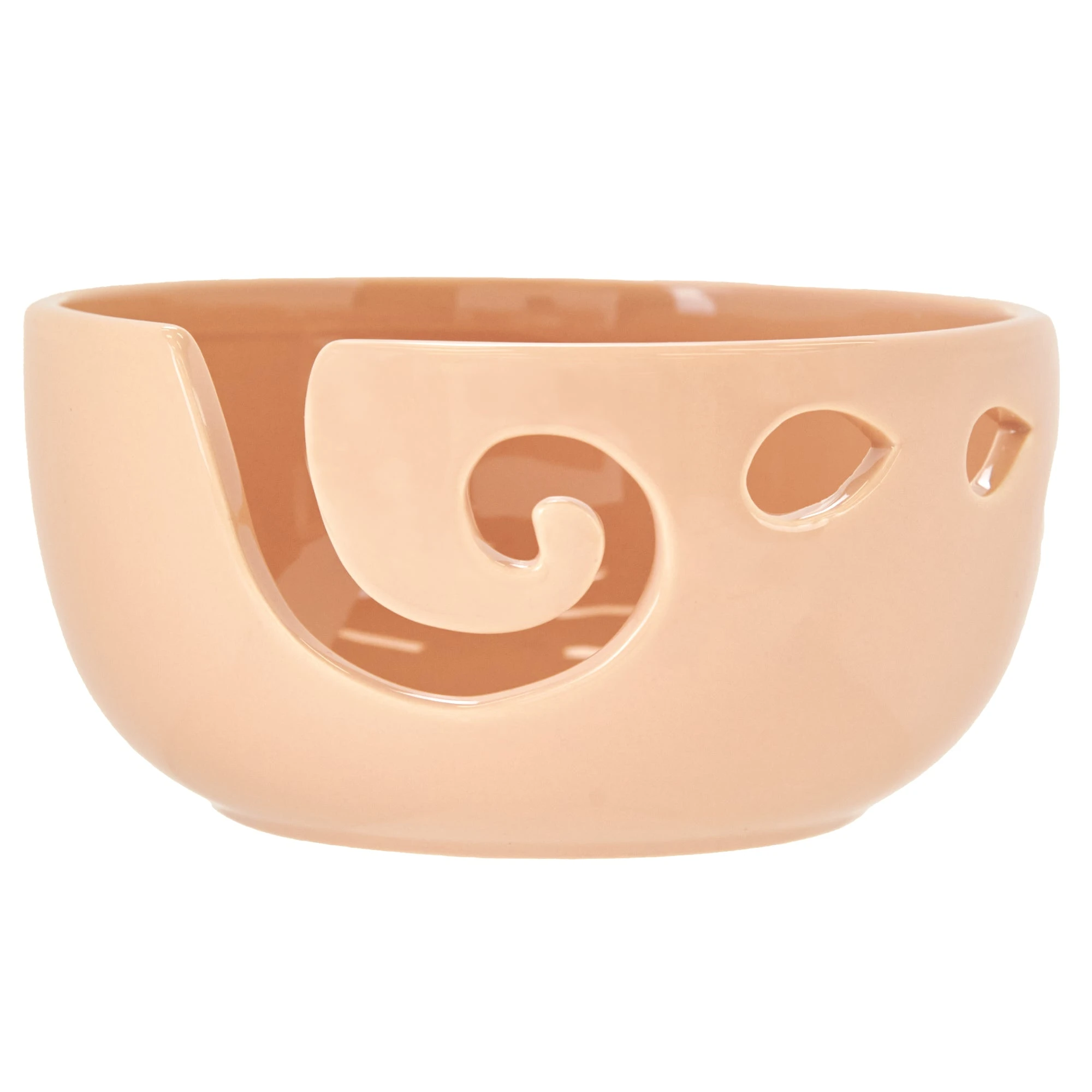 Lincraft Designer Style Ceramic Yarn Bowl, Sand