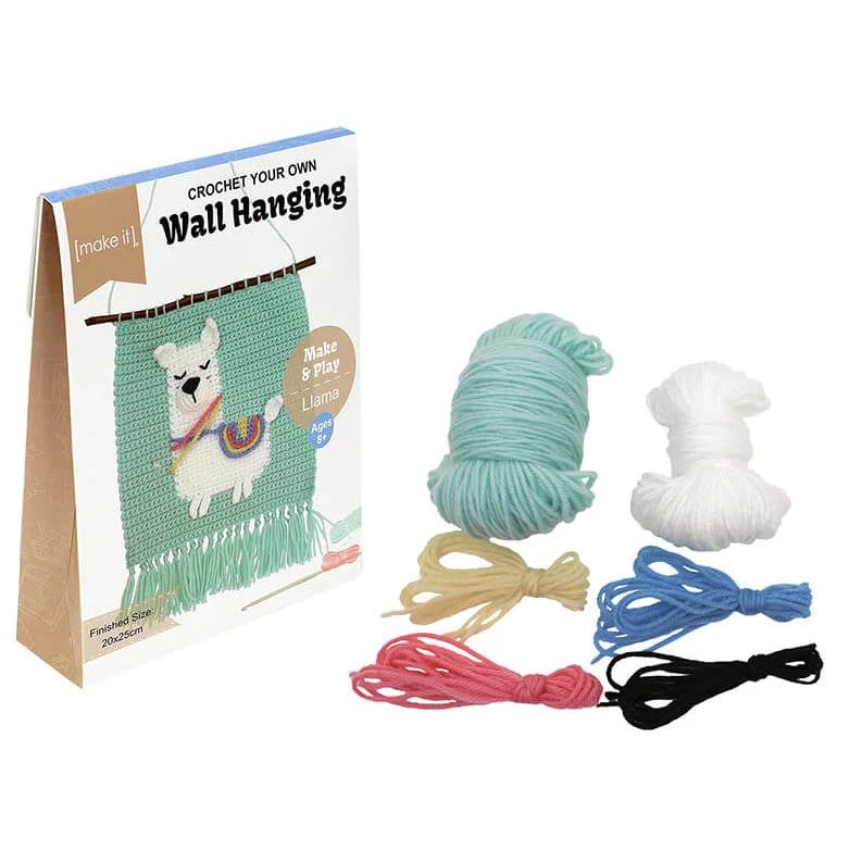 Birch Make & Play 3D Wall Hangings Crochet Kit, Llama- 21x25cm - Image 3