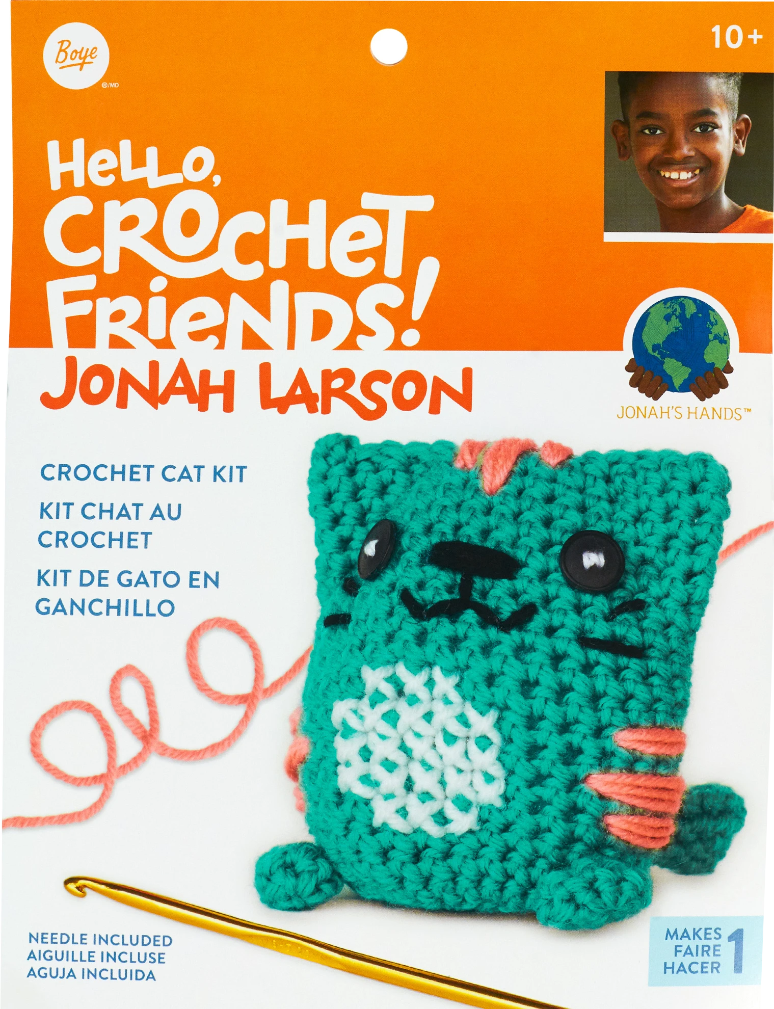 Boye Jonah Crochet Friend Kit, Cat