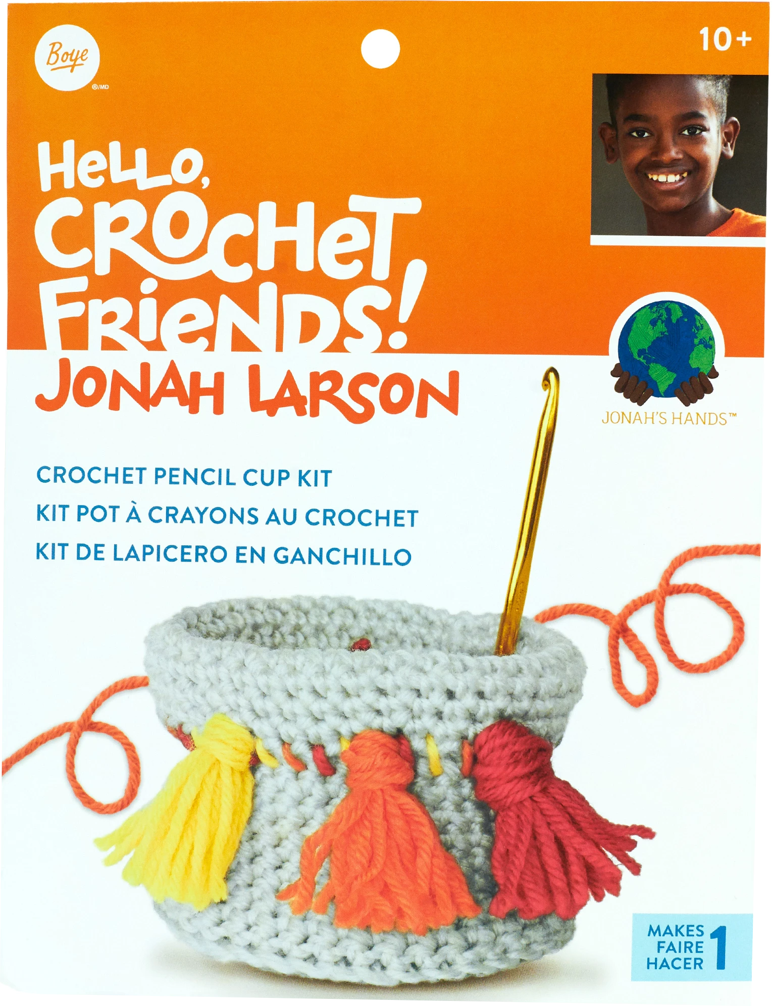 Boye Jonah Crochet Friend Kit, Pencil Cup