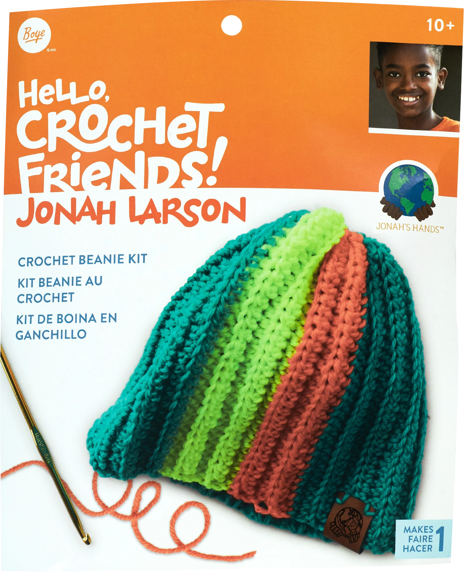 Boye Jonah Crochet Friend Kit, Beanie