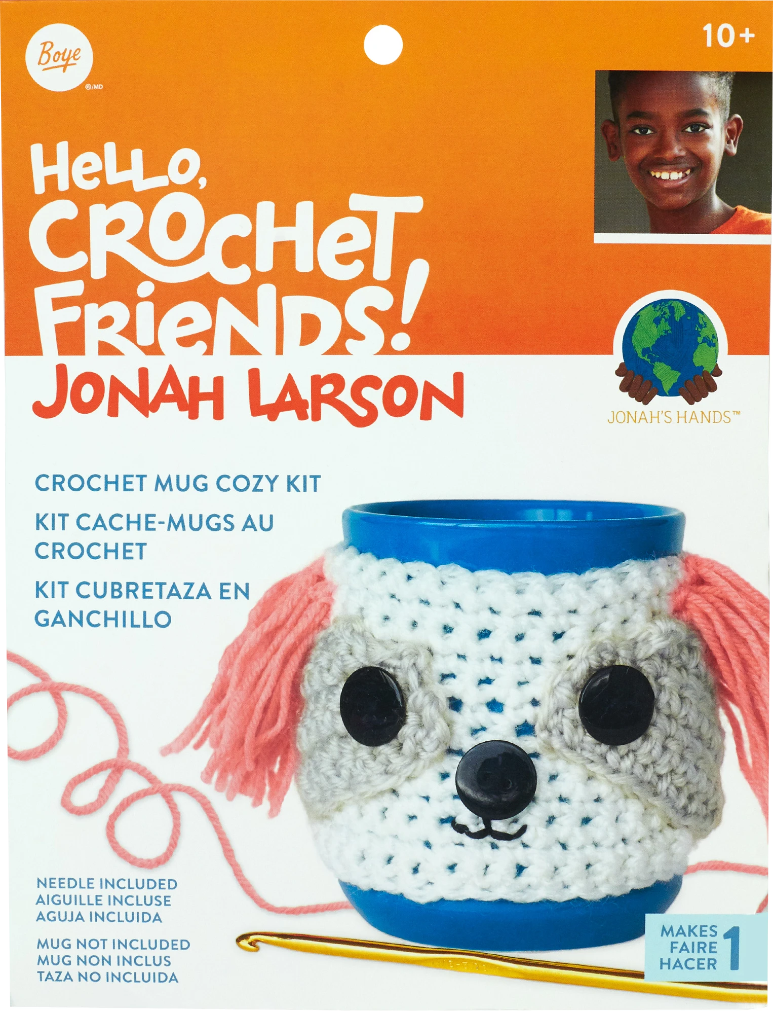 Boye Jonah Crochet Friend Kit, Mug Cozy