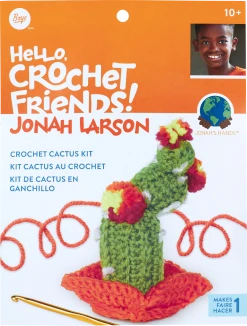 Boye Jonah Crochet Friend Kit, Cactus