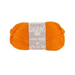 Makr Cosy Wool Crochet & Knitting Yarn 8ply, Flame- 100g Wool Yarn
