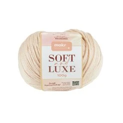 Makr Soft & Luxe Crochet & Knitting Yarn, Yak- 100g Merino Wool Acrylic Yarn