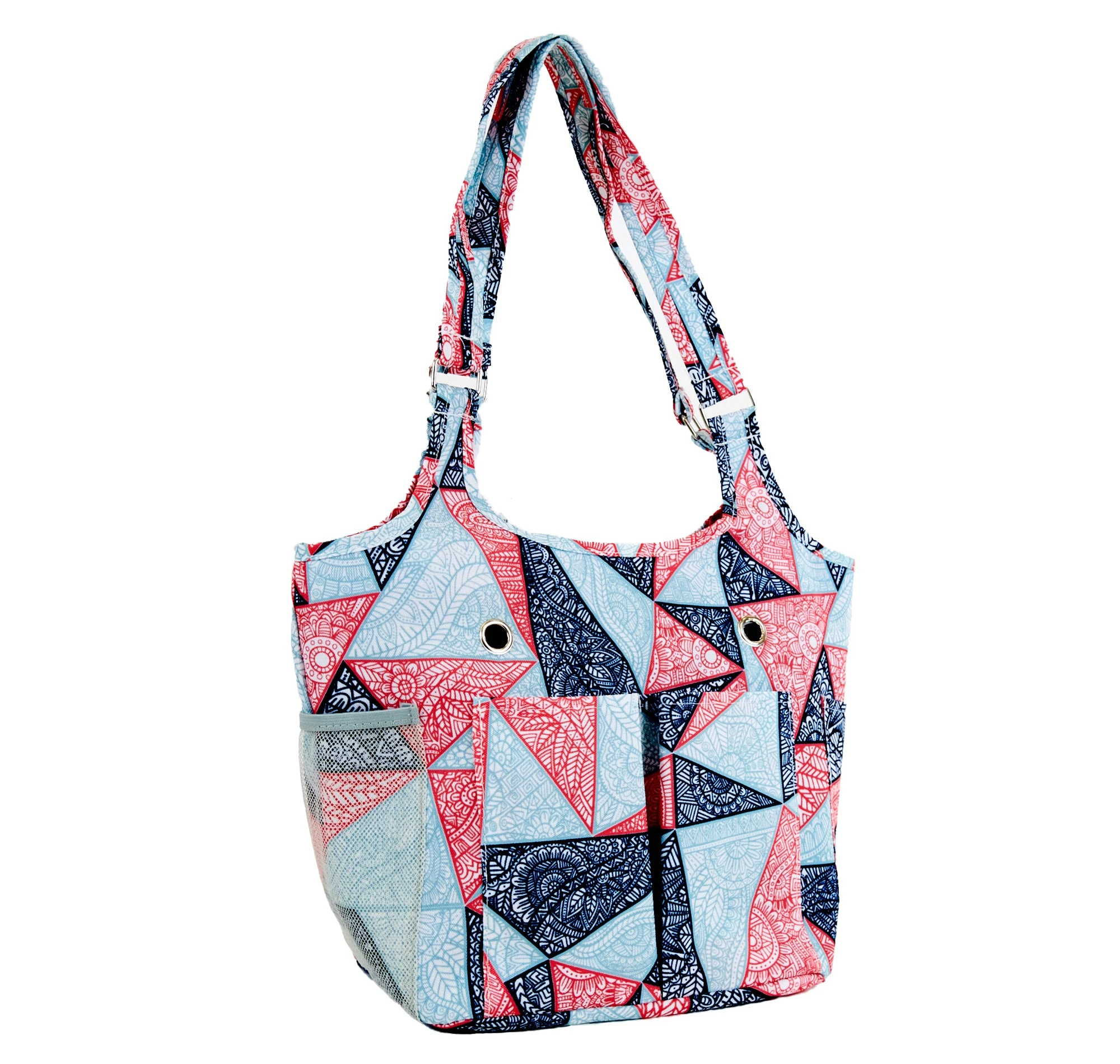 Makr Knitting Storage Bag Ultimate, Patch Work- 26x17x27cm - Image 2