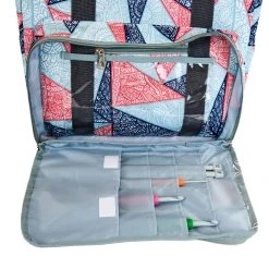 Makr Knitting Storage Bag Ultimate, Patch Work- 38x18x32cm -Lincraft shop 30726680 4