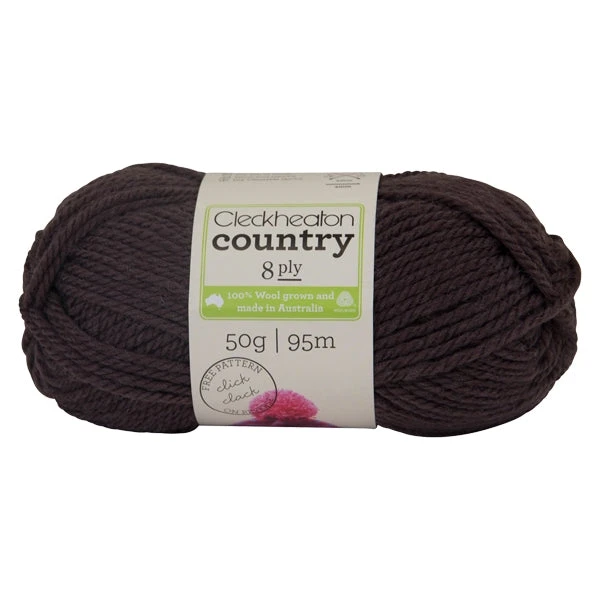 Cleckheaton Country 8ply Crochet & Knitting Yarn, Brown- 50g Wool Yarn Cleckheaton Country 8ply Crochet & Knitting Yarn, Brown- 50g Wool Yarn -Lincraft shop 311775040926 9088a540 6461 44c3 b796 86650a52b63c