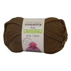 Cleckheaton Country 8ply Crochet & Knitting Yarn, Pewter- 50g Wool Yarn