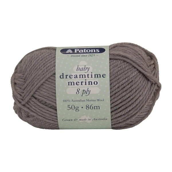 Patons Dreamtime Merino 8ply Crochet & Knitting Yarn, Moccasin- 50g Merino Wool Yarn