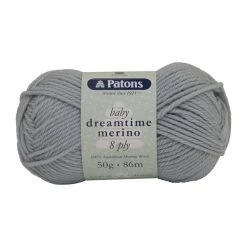 Patons Dreamtime Merino 8ply Crochet & Knitting Yarn, Aloe- 50g Merino Wool Yarn