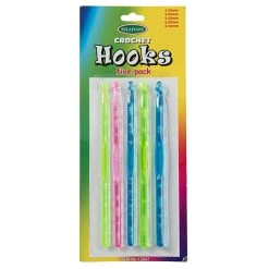 Sullivans Crochet Hooks Pack Of 5