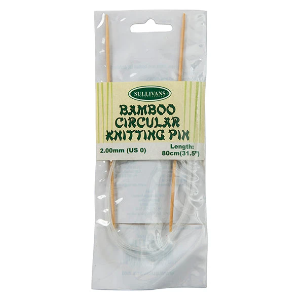 Sullivans Circular Bamboo Needles 80cm - Image 2