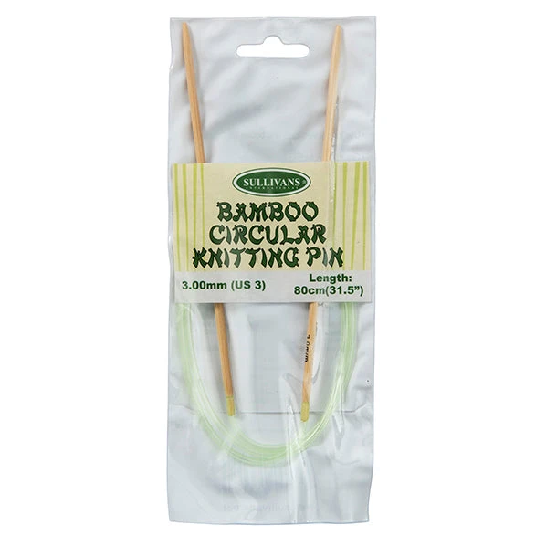 Sullivans Circular Bamboo Needles 80cm - Image 6