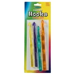 Sullivans Crochet Hooks Chunky Pack Of 4