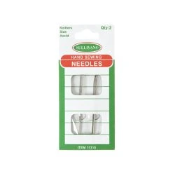 Sullivans Hand Sewing Needles, Knitters Assorted- 2pk