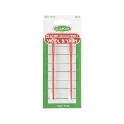 Sullivans Plastic Hand Needles, Wool & Yarn- 2pk