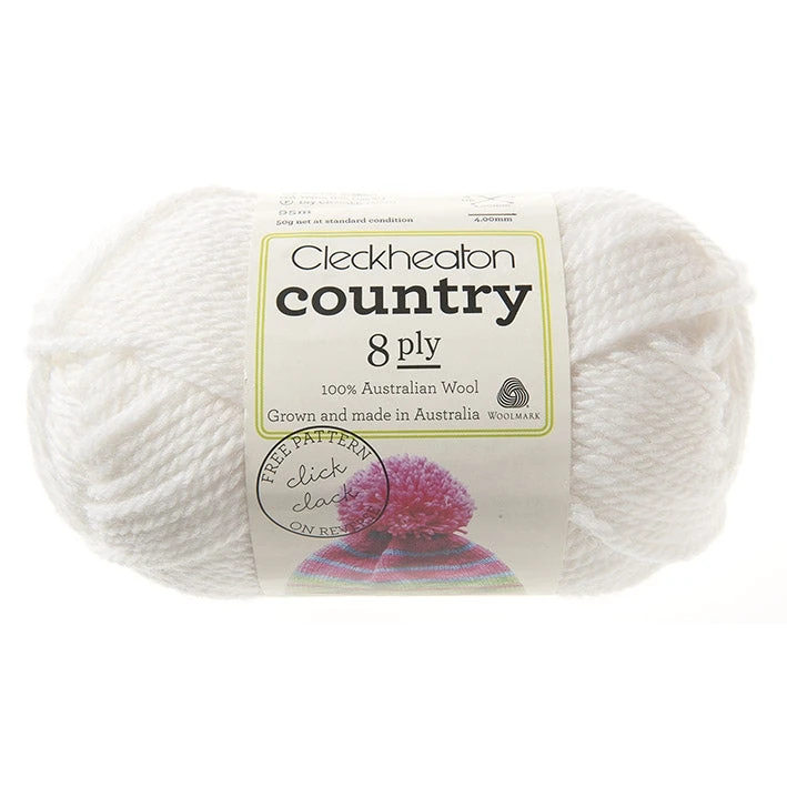 Cleckheaton Country 8ply Crochet & Knitting Yarn, Cream- 50g Wool Yarn Cleckheaton Country 8ply Crochet & Knitting Yarn, Cream- 50g Wool Yarn -Lincraft shop 9311775001699 country 8ply cream cf662169 6d0e 4610 93dd efd84720c0ba