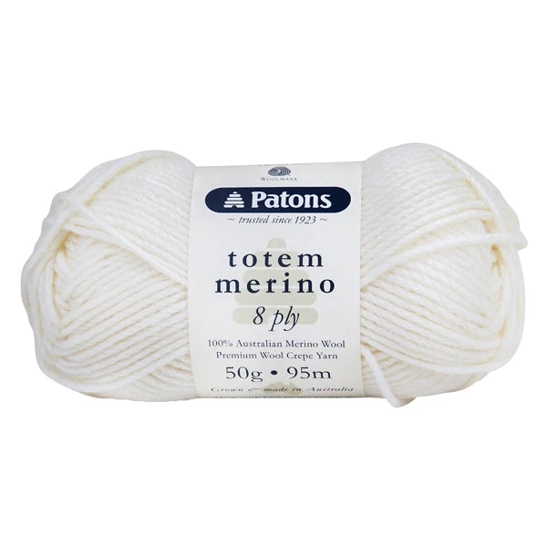 Patons Totem Merino 8ply Crochet & Knitting Yarn, Cream- 50g Merino Wool Yarn Patons Totem Merino 8ply Crochet & Knitting Yarn, Cream- 50g Merino Wool Yarn -Lincraft shop 9329269041304 61d6137d 7f8f 4d7e b920 91225d825c4f