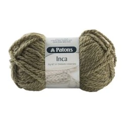 Patons Inca Yarn 14ply Crochet & Knitting Yarn, Dijon- 50g Wool Acrylic Alpaca Yarn