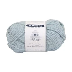 Patons Jet Yarn 12ply Crochet & Knitting Yarn, Seafoam- 50g Wool Alpaca Yarn