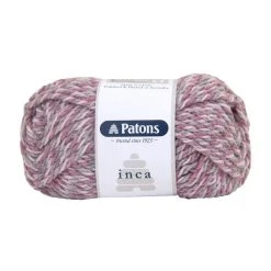 Patons Inca Yarn 14ply Crochet & Knitting Yarn, Pink Twist- 50g Wool Acrylic Alpaca Yarn