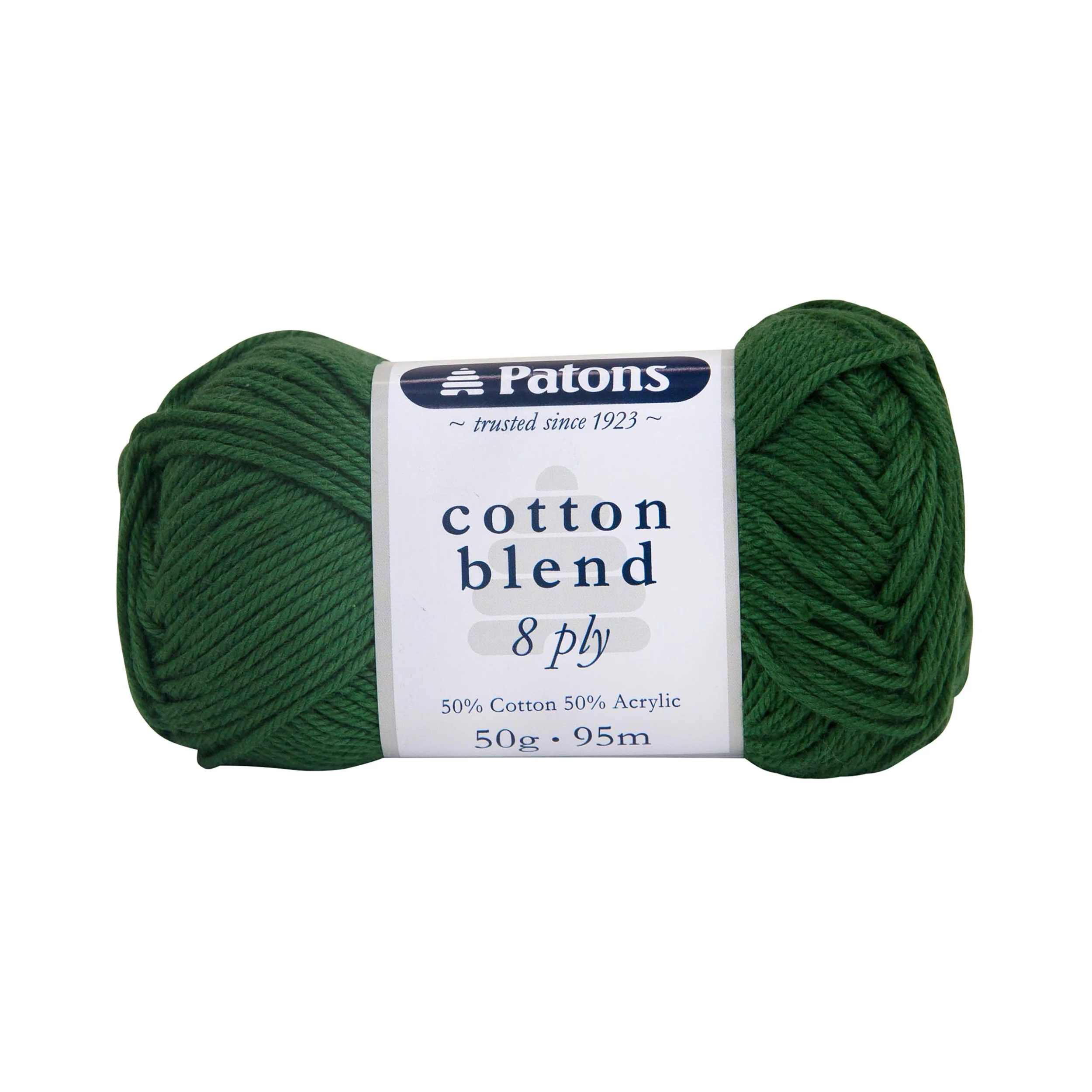 Patons Cotton Blend 8ply Crochet & Knitting Yarn, Rainforest - 50g