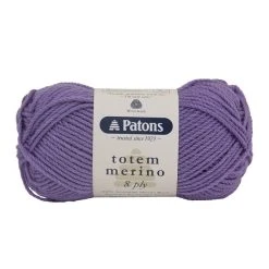 Patons Totem Merino 8ply Crochet & Knitting Yarn, Violet- 50g Merino Wool Yarn