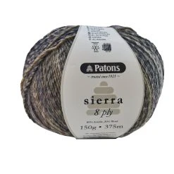 Patons Sierra Crochet & Knitting Yarn 8 Ply, Canyon Glow- 150g Acrylic Wool Yarn Blend Yarn
