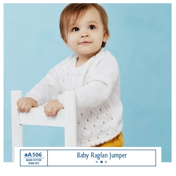 Makr Baby Soft Crochet & Knitting Yarn 4ply, White- 100g Acrylic Nylon Blend Yarn - Image 2