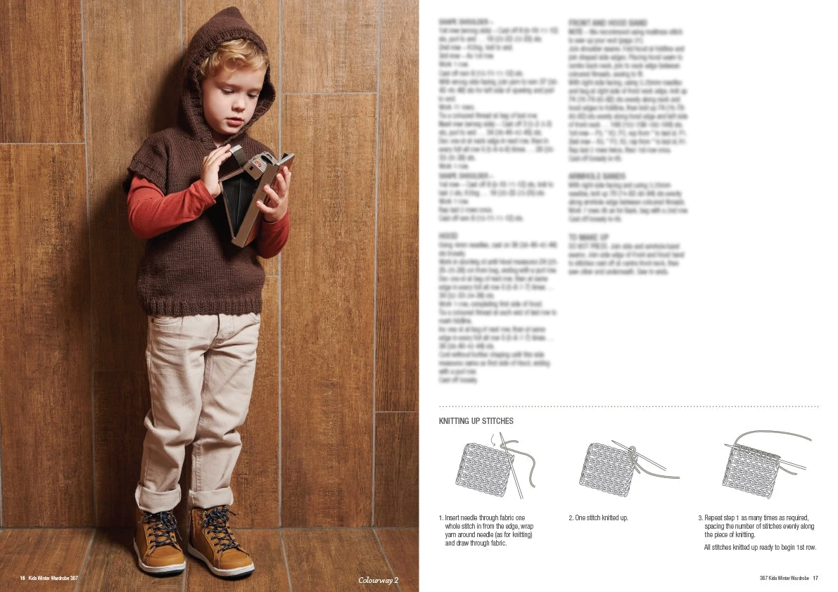 Cleckheaton Kids Winter Wardrobe Pattern Book 367 - Image 9