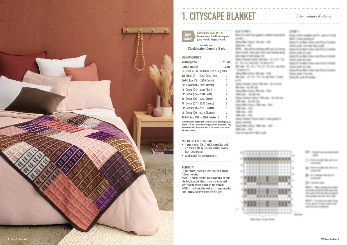 Patons Home Comforts Pattern Book 369 - Image 2