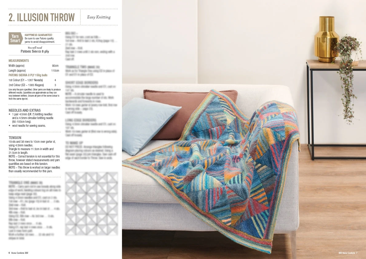 Patons Home Comforts Pattern Book 369 - Image 4