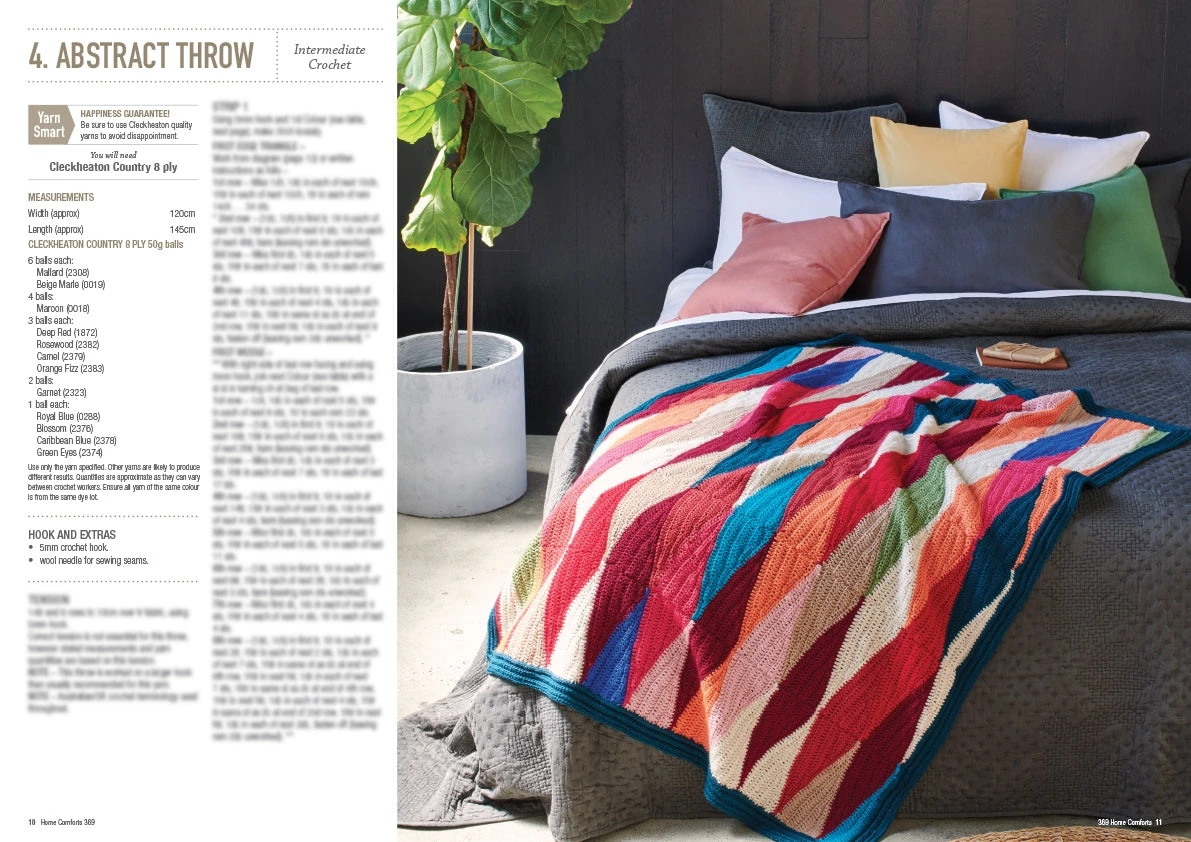 Patons Home Comforts Pattern Book 369 - Image 6