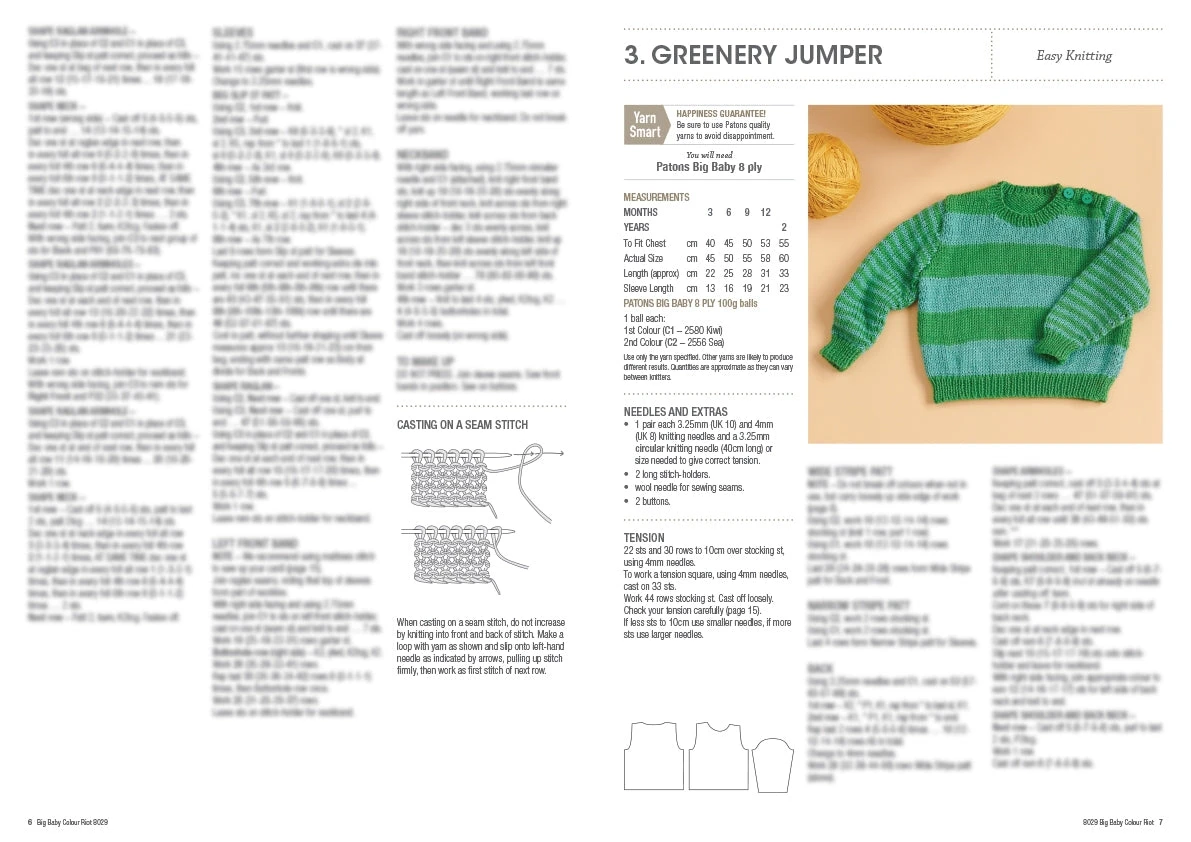 Patons Big Bay Colour Riot Pattern Book 8029 - Image 4