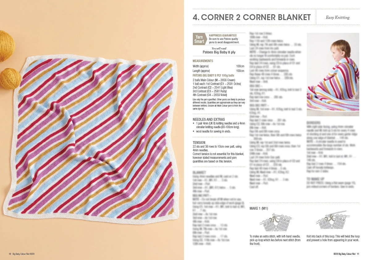 Patons Big Bay Colour Riot Pattern Book 8029 - Image 6