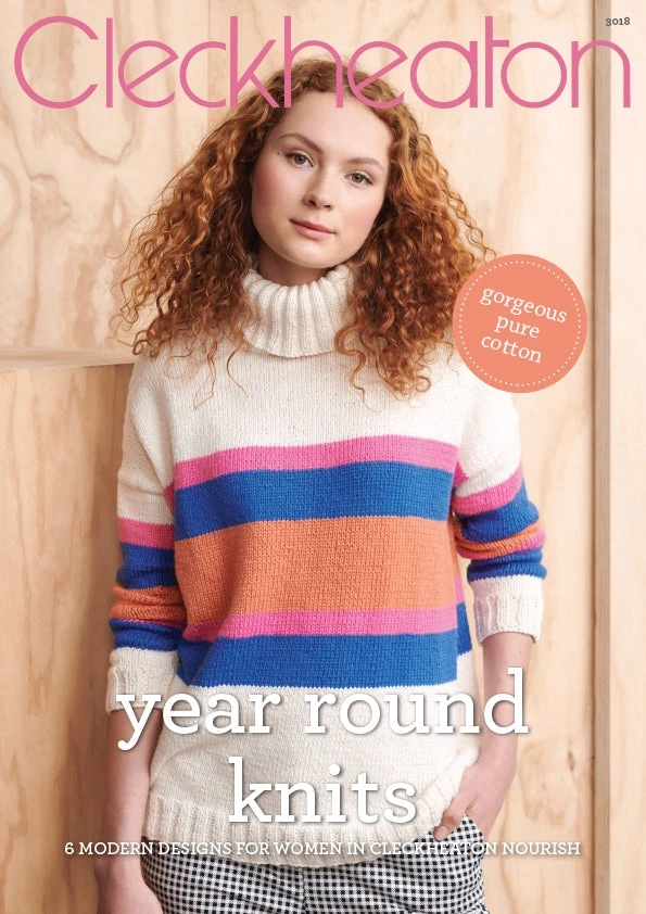 Cleckheaton Year Round Knits Pattern Book 3018