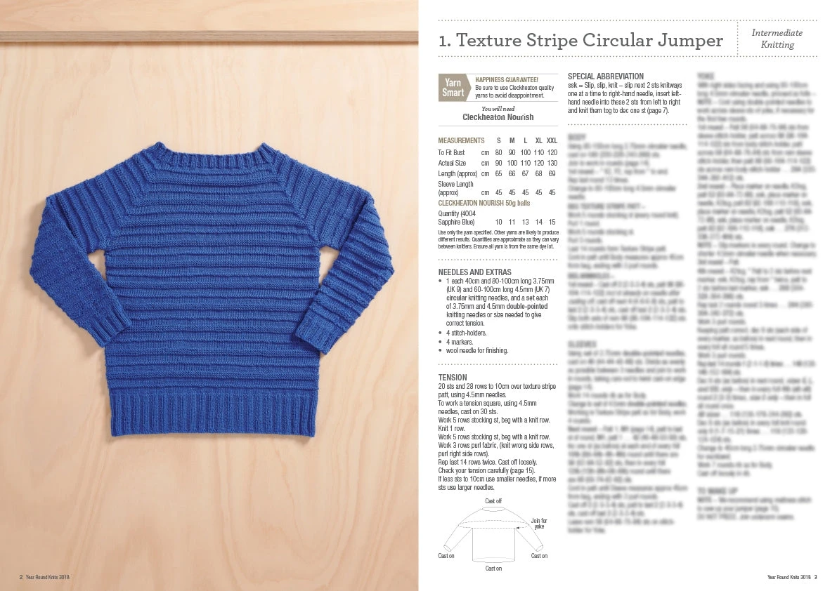 Cleckheaton Year Round Knits Pattern Book 3018 - Image 2