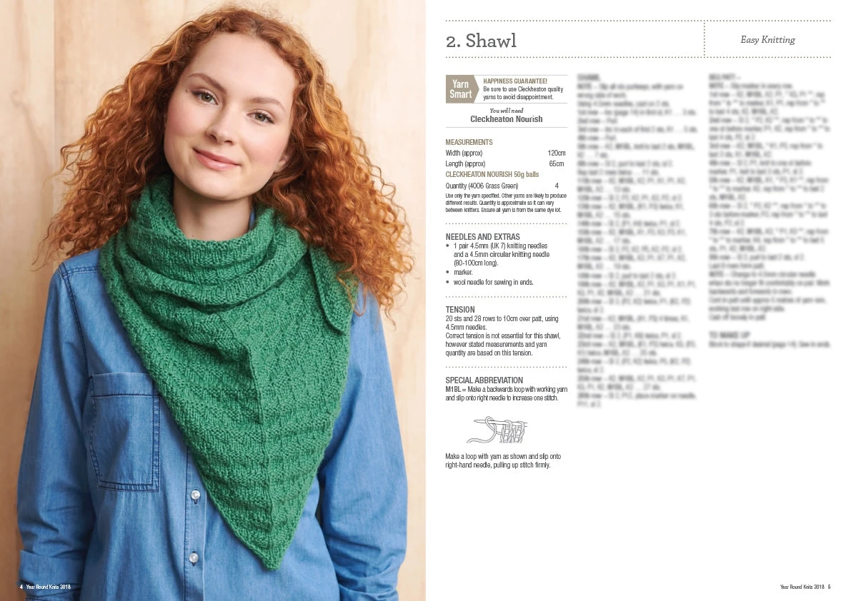 Cleckheaton Year Round Knits Pattern Book 3018 - Image 4