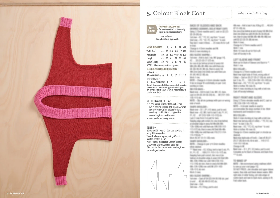 Cleckheaton Year Round Knits Pattern Book 3018 - Image 3