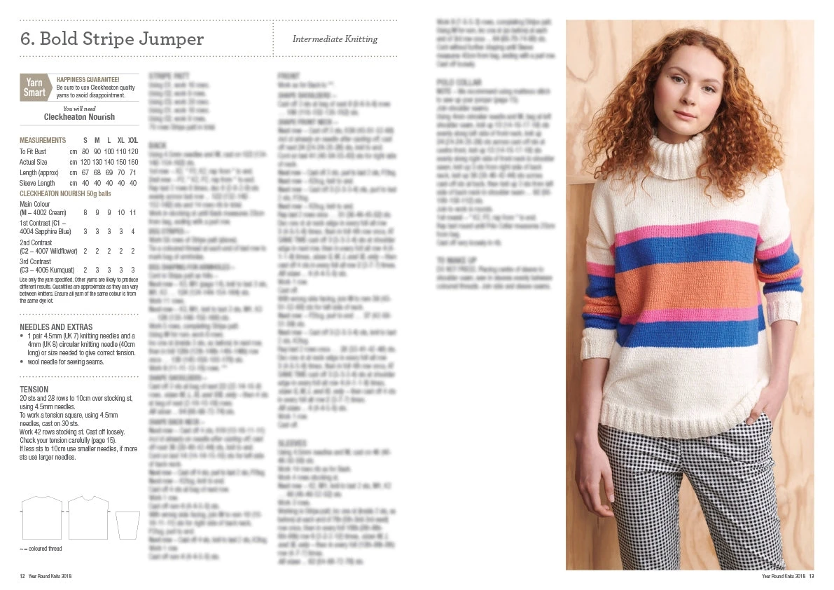 Cleckheaton Year Round Knits Pattern Book 3018 - Image 7