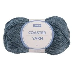 Lincraft Coaster Crochet & Knitting Yarn, Denim- 50g Wool Alpaca Blend Yarn