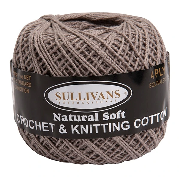 Sullivans Crochet And Knitting Yarn 4ply, Linen- 50g Cotton Yarn