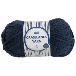 Lincraft Grasslands Crochet & Knitting Yarn 8ply, Denim- 50g Merino Wool Yarn