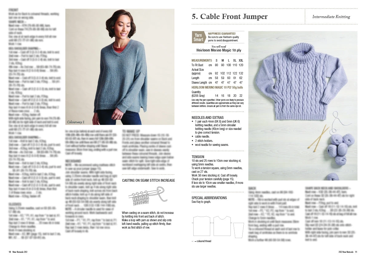 Heirloom New Naturals Pattern Book 202 - Image 6