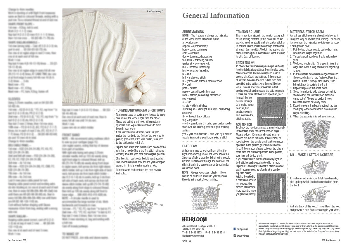 Heirloom New Naturals Pattern Book 202 - Image 8
