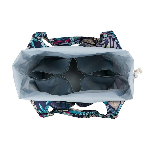 Mayd Knitting Tote Bag, Urban Jungle- Shoulder Carry Straps - Image 11